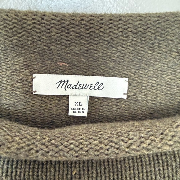 Madewell Olive Roll Neck Sweater XL - Picture 2 of 7
